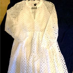 J CREW EYELET DRESS